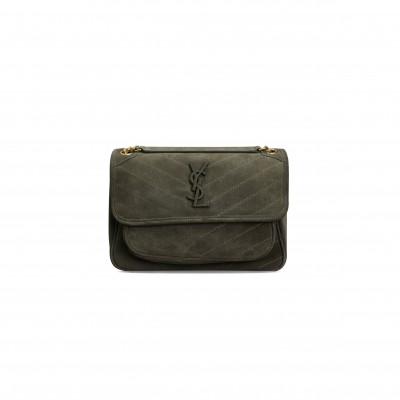 YSL NIKI MEDIUM IN SUEDE 633158 (28*20*8cm)